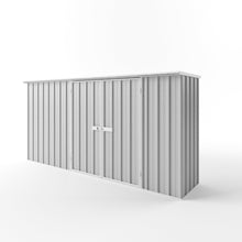 Load image into Gallery viewer, Flat Roof Garden Shed 3.75m (w) x 0.78m (d) - Zinc
