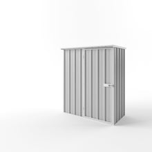 Load image into Gallery viewer, Flat Roof Garden Shed 1.5m (w) x 0.78m (d) - Zinc
