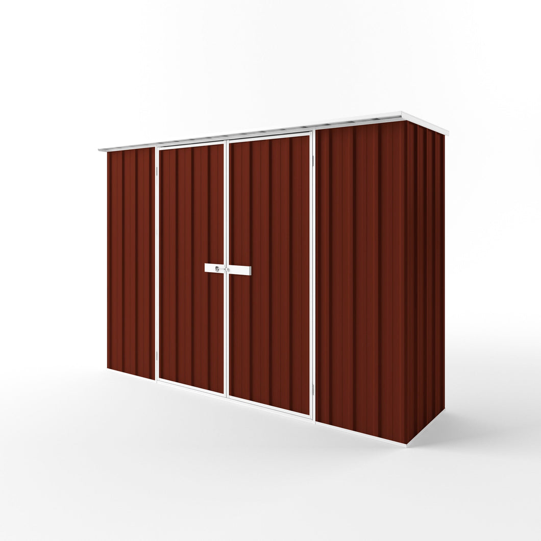 Flat Roof Garden Shed 3m (w) x 0.78m (d) x 2.12m (h) - Contemporary