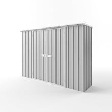 Load image into Gallery viewer, Flat Roof Garden Shed 3m (w) x 0.78m (d) - Zinc
