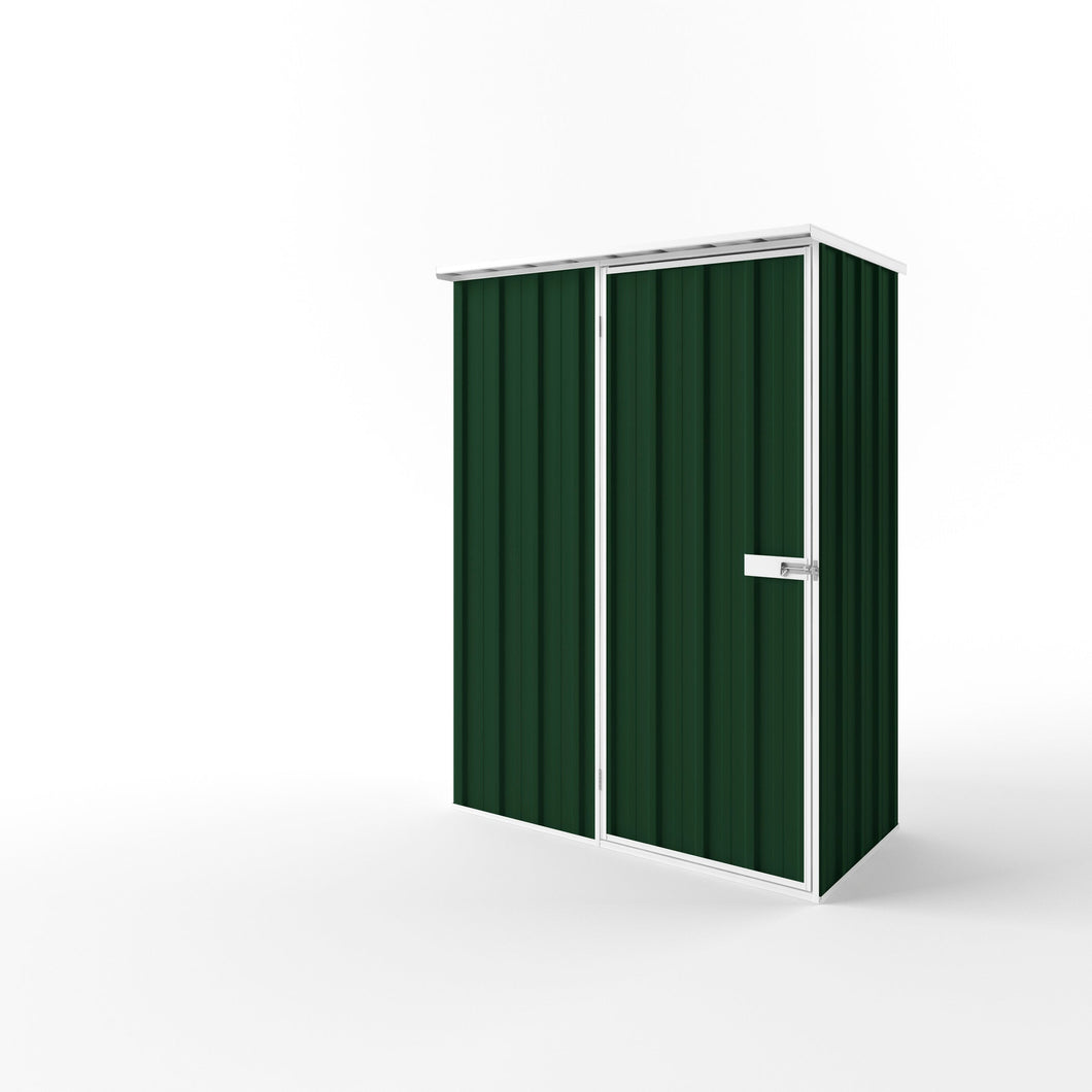 Flat Roof Garden Shed 1.5m (w) x 0.78m (d) x 2.12m (h) - Contemporary