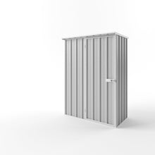 Load image into Gallery viewer, Flat Roof Garden Shed 1.5m (w) x 0.78m (d) - Zinc
