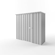 Load image into Gallery viewer, Flat Roof Garden Shed 2.25m (w) x 0.78m (d) - Zinc
