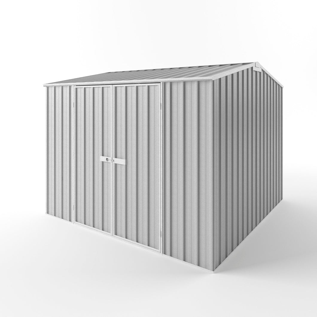 Gable Roof Garden Shed 3m (w) x 3m (d) x 2.4m (h) - Zinc