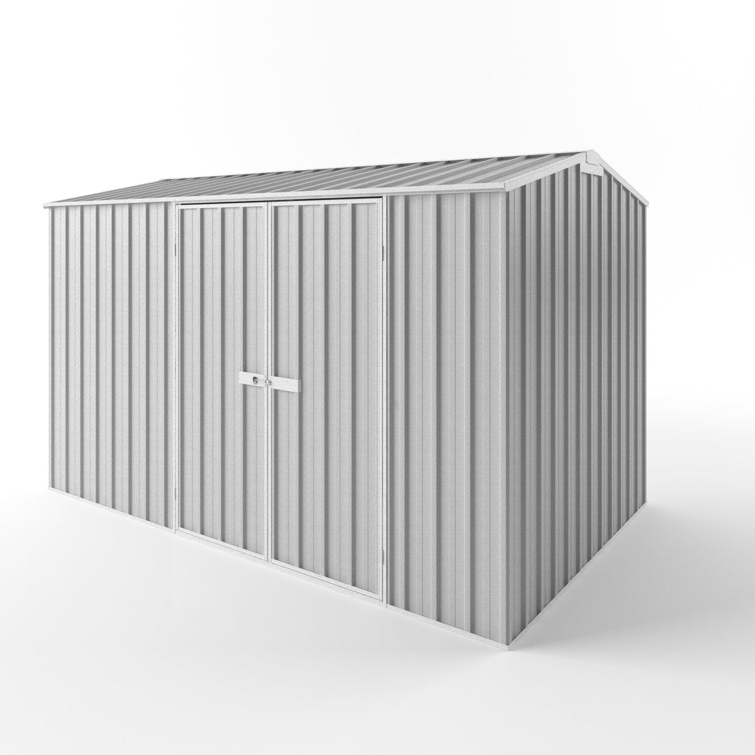 Gable Roof Garden Shed 3.75m (w) x 2.25m (d) x 2.35m (h) - Zinc